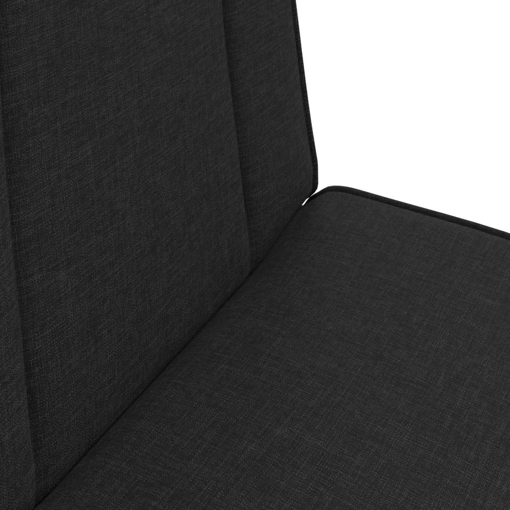 Sedia da Pavimento Nero 50 x 73 x 60 cm Tessuto 42028168