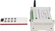Modulo di controllo 8 canali 12V-36V DC 10A per la gestione di luci, sirene, serrature, motori e ventilatori con funzione di alimentazione in standby 10mA.