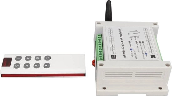 Modulo di controllo 8 canali 12V-36V DC 10A per la gestione di luci, sirene, serrature, motori e ventilatori con funzione di alimentazione in standby 10mA.