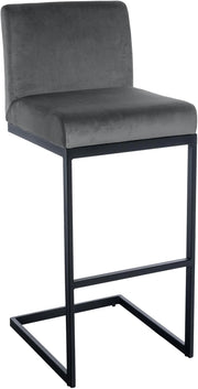 Sgabello da bar Hopewell velluto B 1