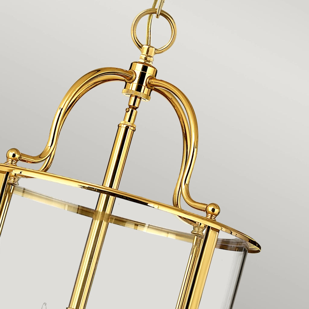 Lampada a sospensione Gentry Hinkley ottone 6xE14 Ø35