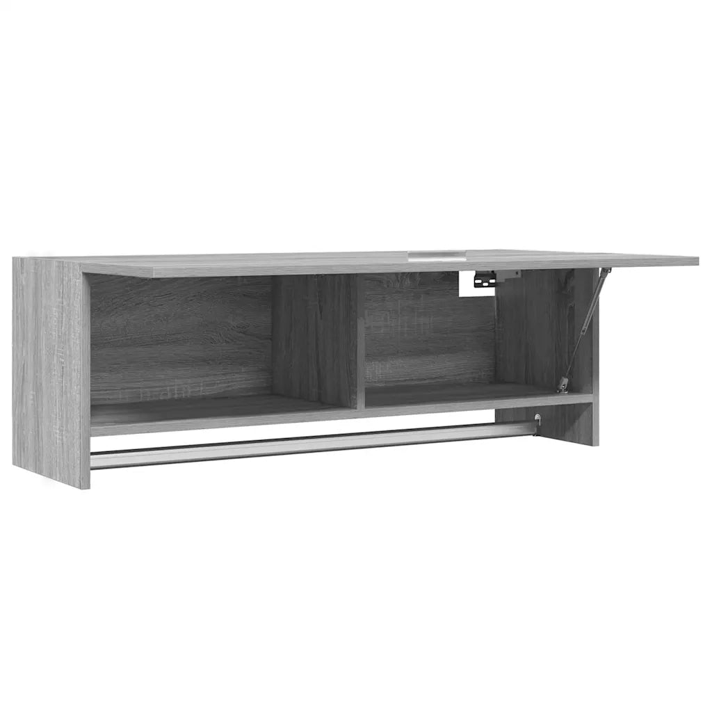Armadio Grigio Sonoma 100x32,5x35 cm in Legno Ingegnerizzato CFW3601325
