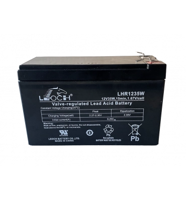 LEOCH LHR1235W 12 V 8,4 ah LP SERIE BATTERIA AGM PIOMBO ACIDO