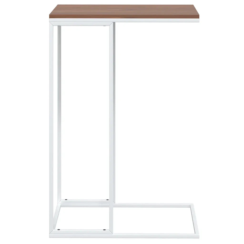 Tavolino da Salotto Bianco 40x30x59 cm in Legno Multistrato 343094