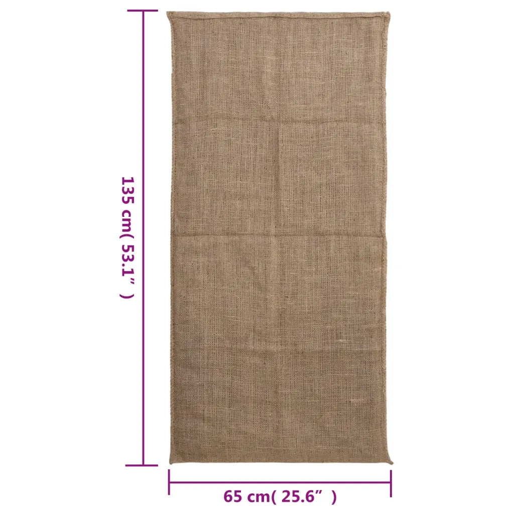 Sacchi di Iuta 5pz 65x135 cm 100% Iuta 220 gsm 155779