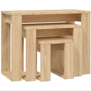 Scaffale da parete - cassettone - 3 contenitori - legno di quercia