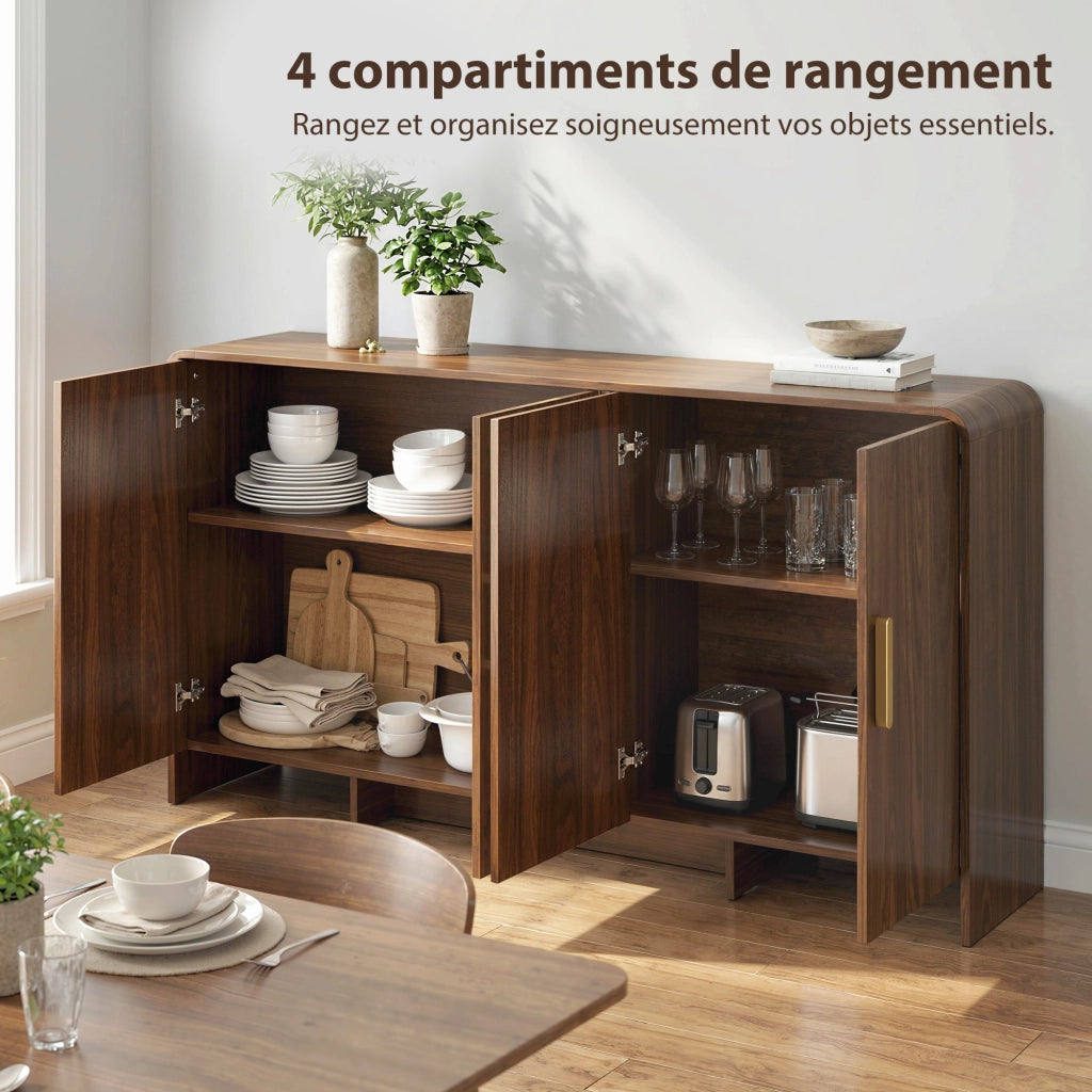 Armadio da cucina ¨C zephmum ¨C noce 152x40x80
