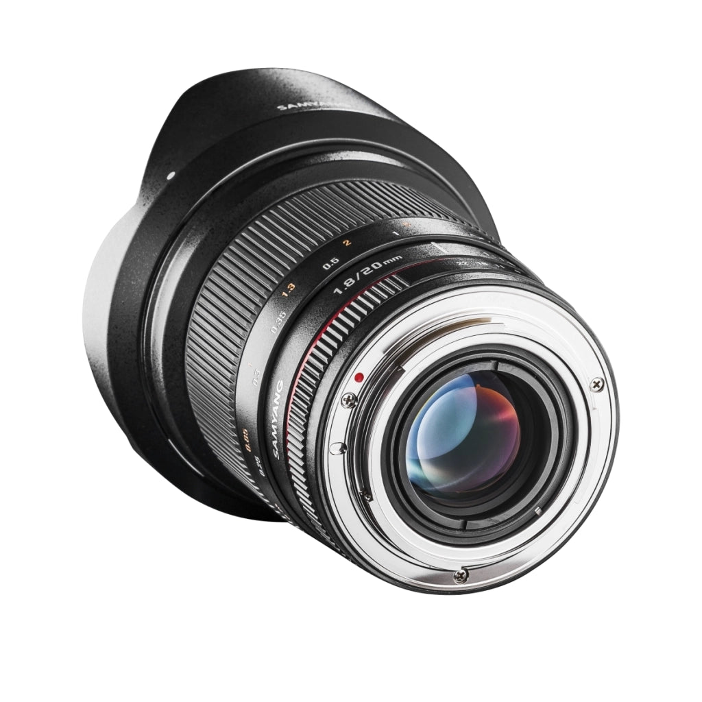 20/1,8 Lens DSLR Sony E obiettivo fotografico con messa a fuoco manuale, obiettivo grandangolare nero