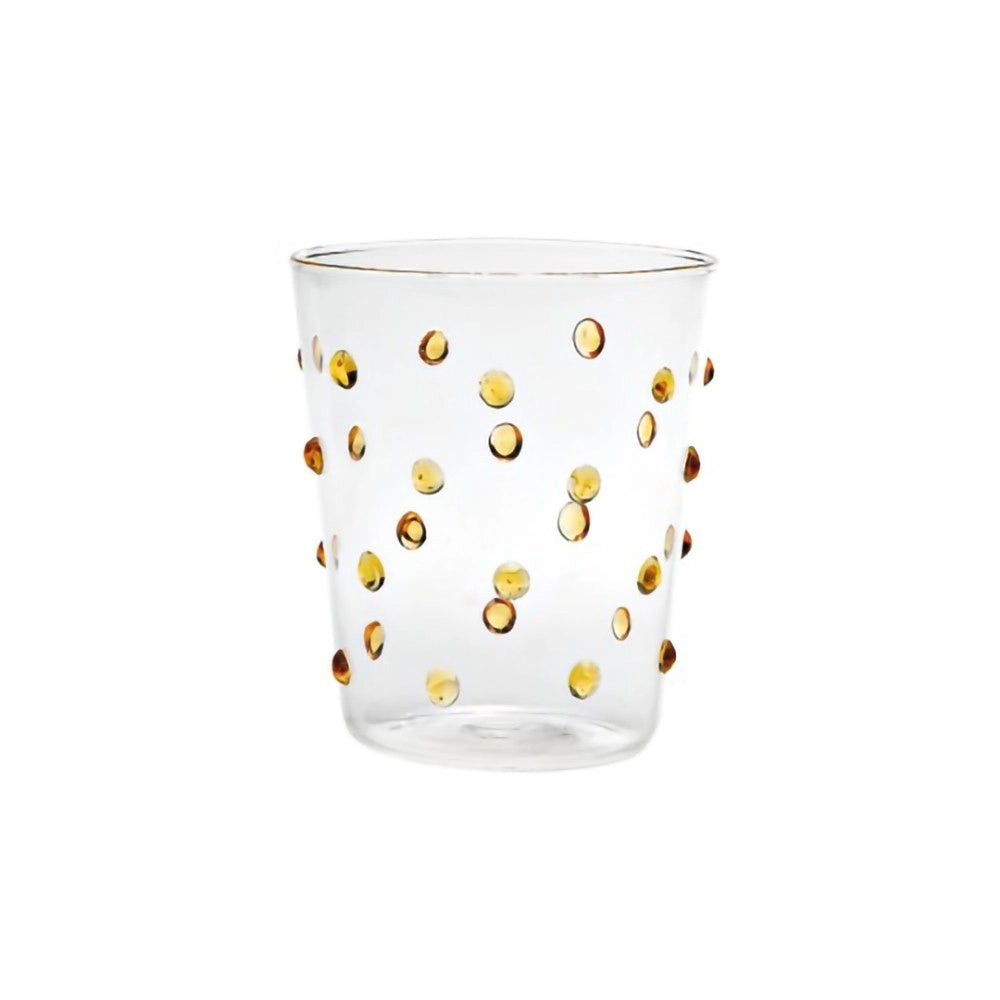 Bicchiere Zafferano Party Tumbler Giallo oro 45 Cl Set 6 pezzi In Vetro