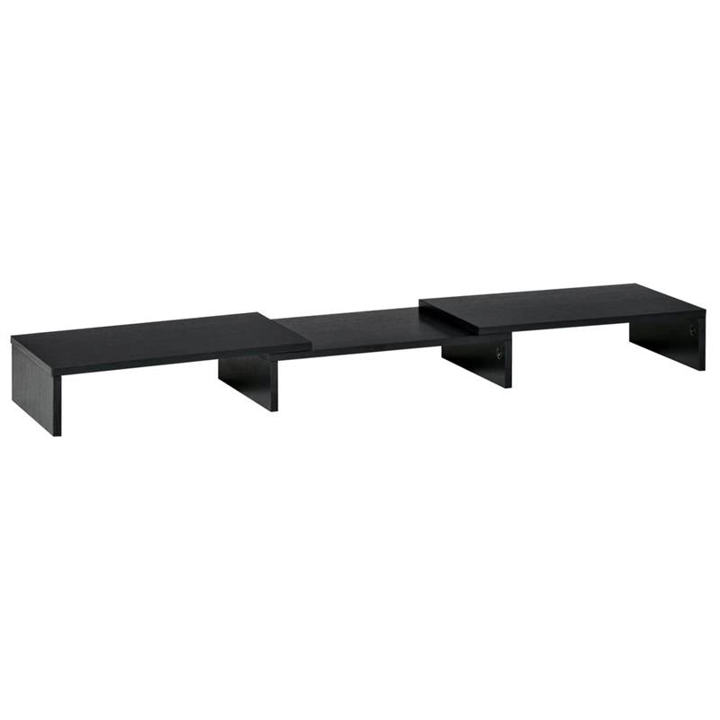 SUPPORTO REGOLABILE PER LAPTOP PC STAMPANTI E TV 80-117 X 23.5 X 10 CM NERO