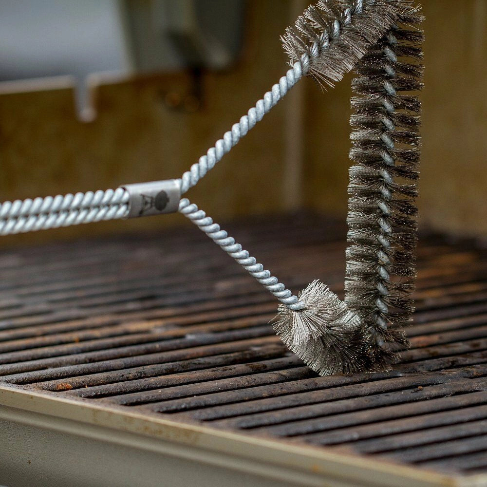 Spazzola grande a T per Barbecue Griglie Weber 6493 Accessori BBQ Pulizia Grill