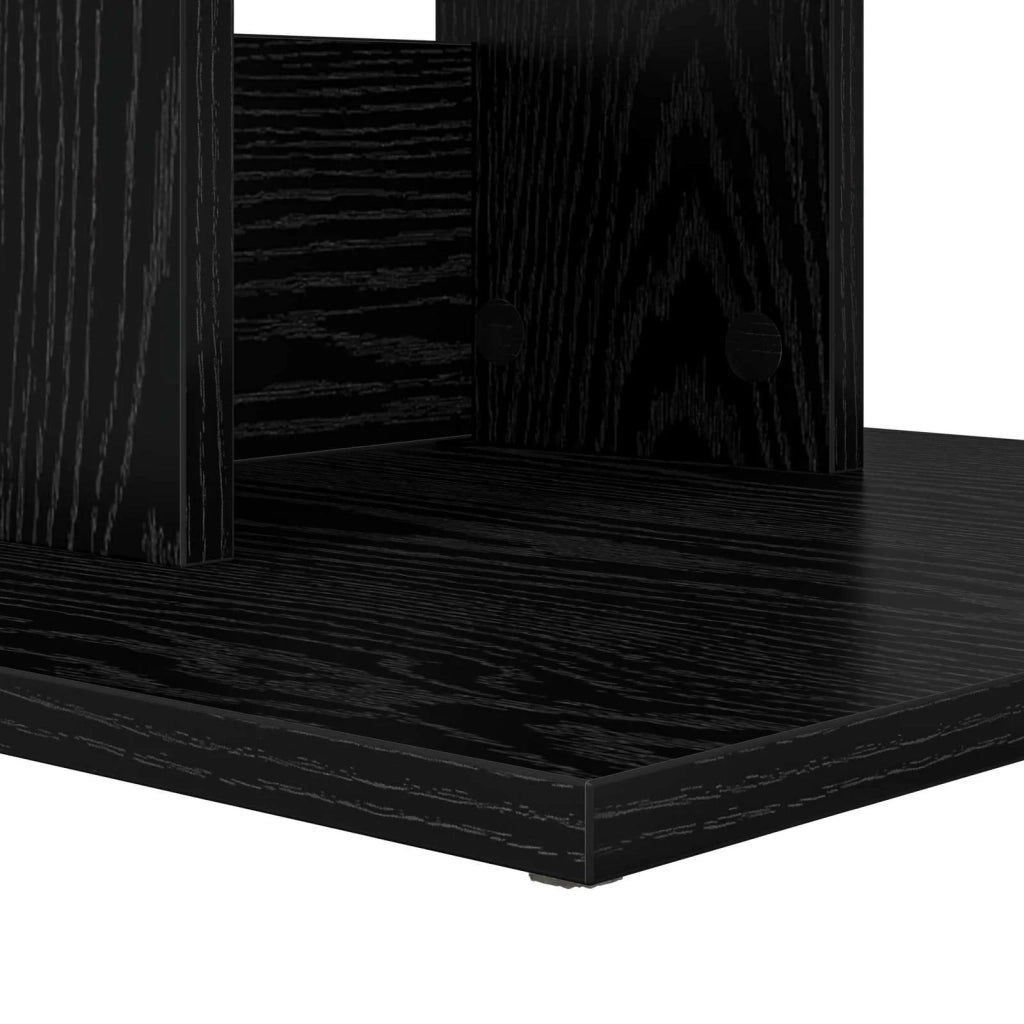 Tavolo laterale | Tavolino Rovere Nero 45 x 40 x 62,5 cm Legno multistrato
