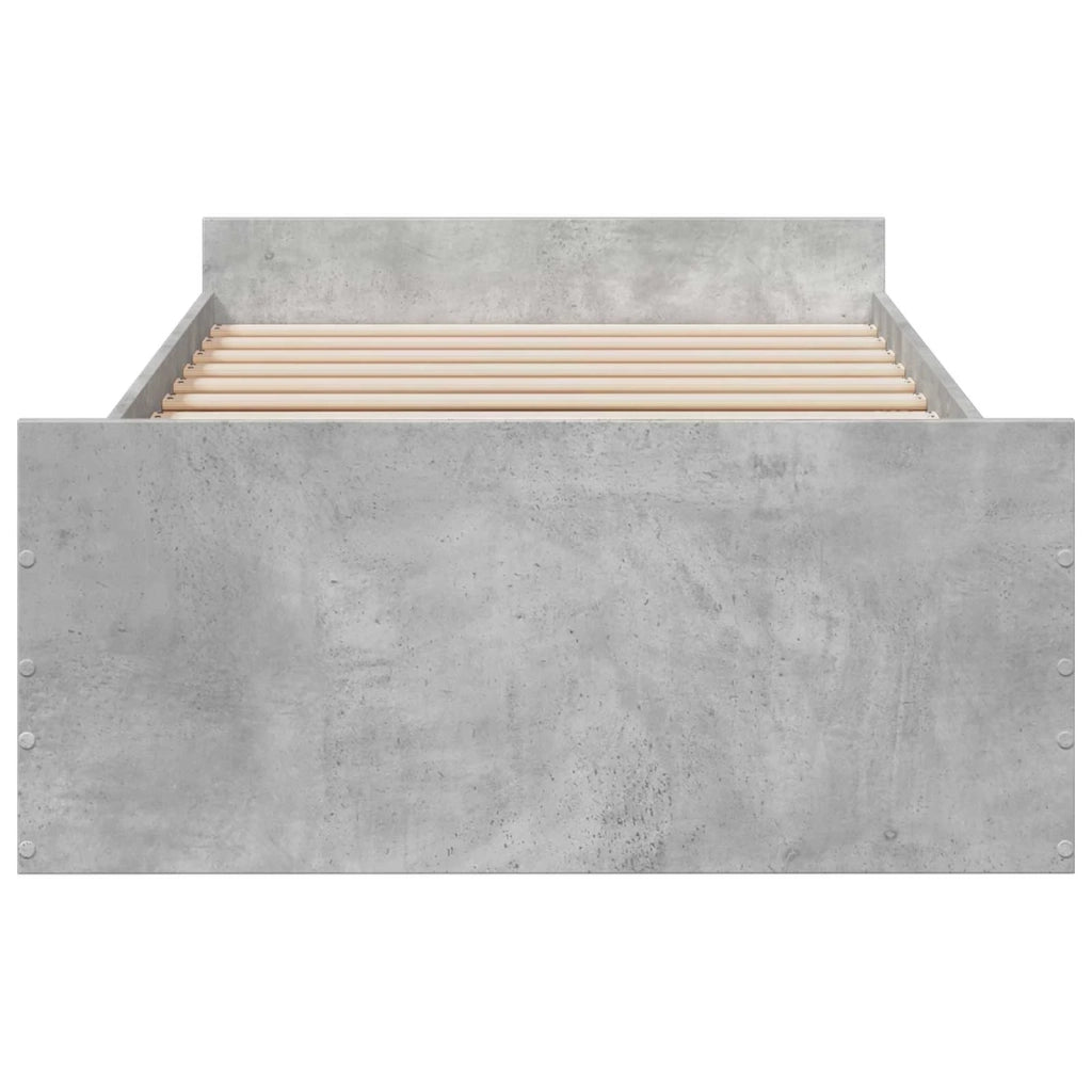 Telaio del letto con storage Grigio Cemento 80 x 200 cm 3429506