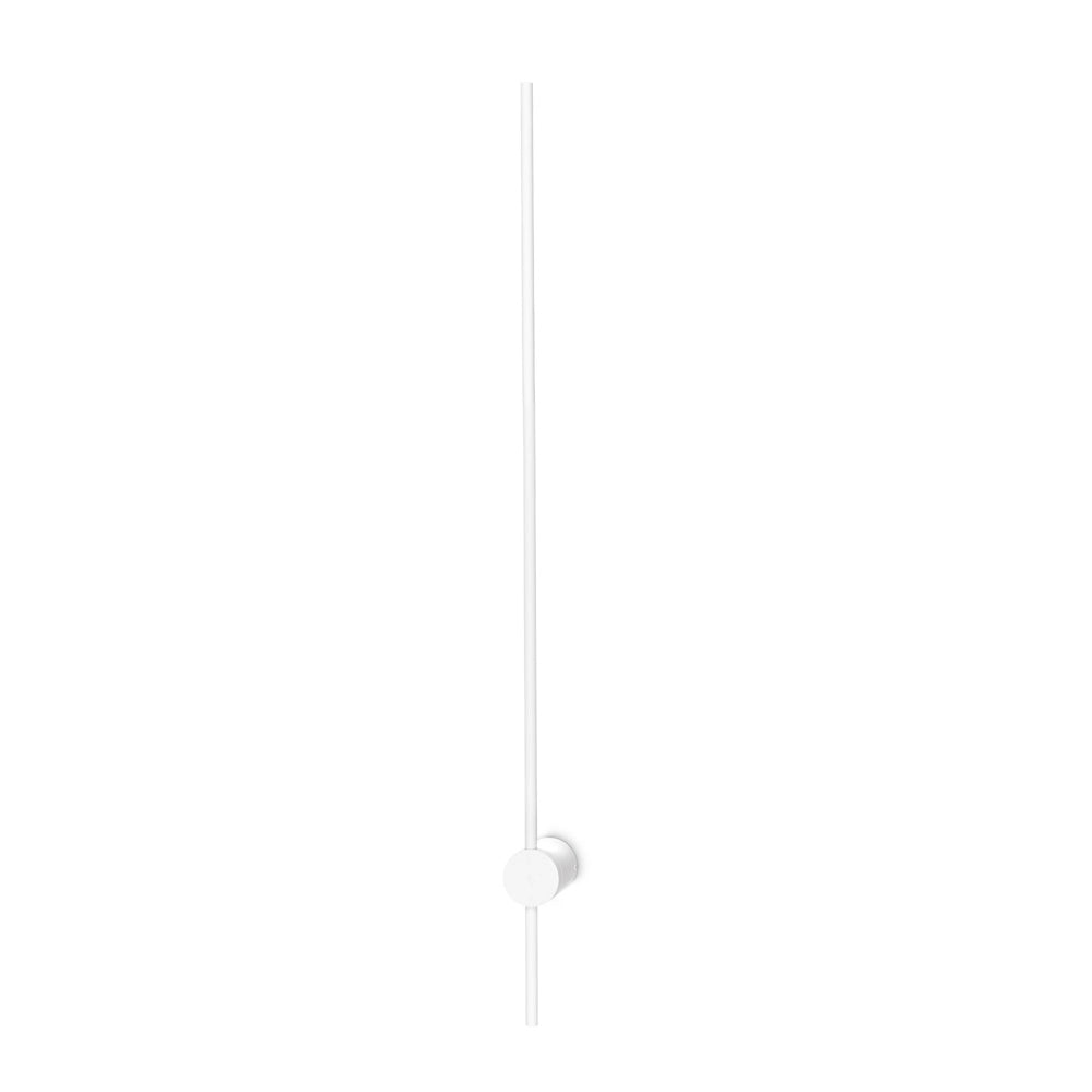 Applique Industrial-Minimal Essence Metallo Bianco Led 20W 3000K Luce Calda