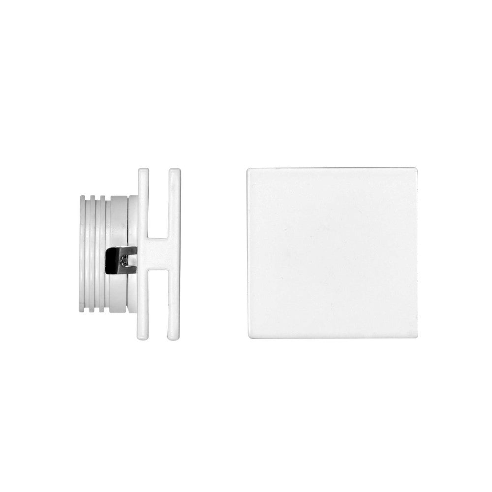 Port - Luce da incasso segnapasso LED Beneito & Faure - 4W, Luce calda 3000K, 120° - Applique da incasso Quadrata Bianca