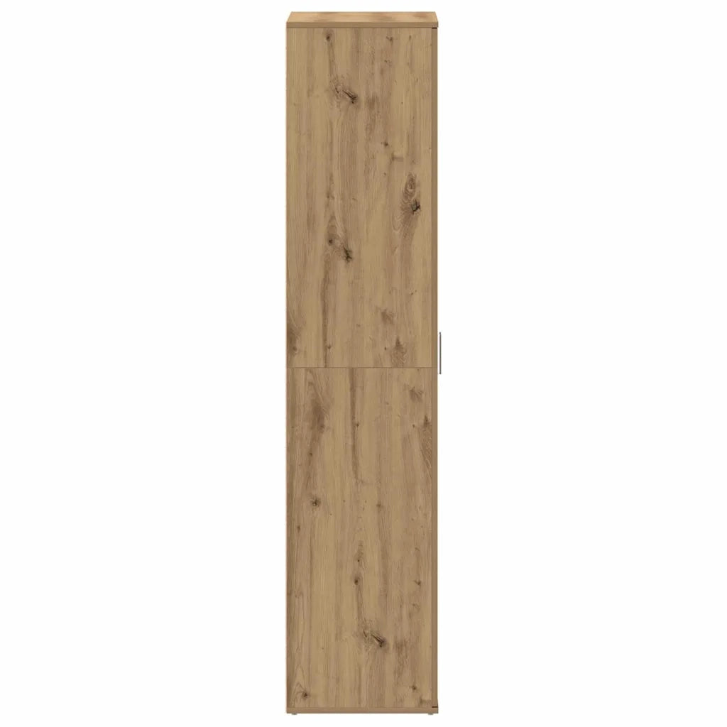 Scarpiera | Mobile per scarpe con porta Rovere artigianale 80 x 39 x 178 cm