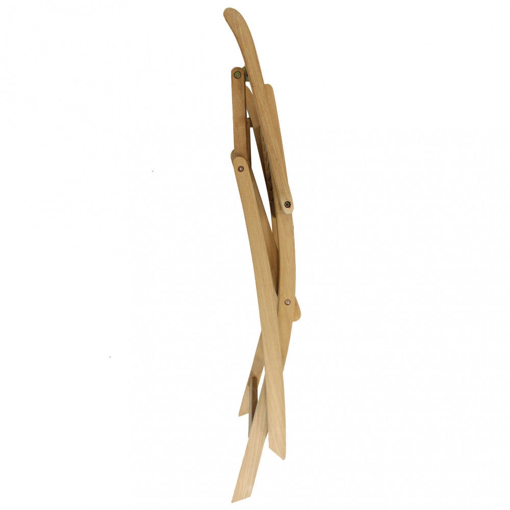 Sedia Mirage Pieghevole 42x60x85 h cm in Legno Marrone