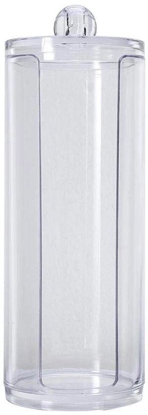 Contenitore di Stoccaggio Transparente con Coperchio - Supporto per Batterie di Cosmetici - Contenitore di Stoccaggio per Cosmetici - Acrilico - 20 x 7 x 8 cm - Organizzatore per Cosmetici
