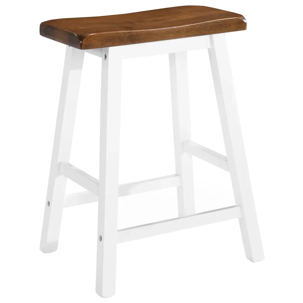 Set Tavolo da Bar e Sgabelli 3 pz in Legno Massello 245547