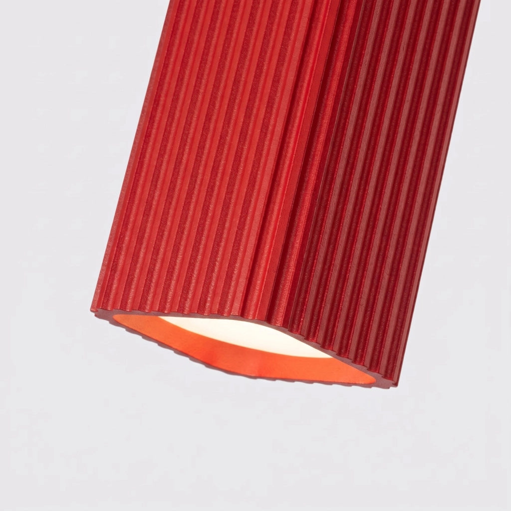 Lampada da tavolo RAYO rossa