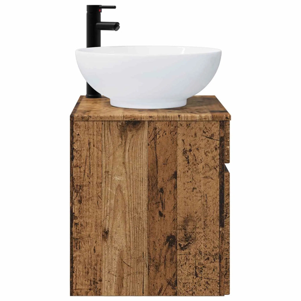 Mobile lavabo da parete Legno antico 49 x 44,5 x 66,5 cm 890610