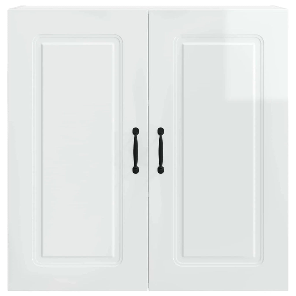 Mobile da cucina con lo scaffale-Armadio da cucina Bianco Lucido 80 x 31 x 80 cm 744756