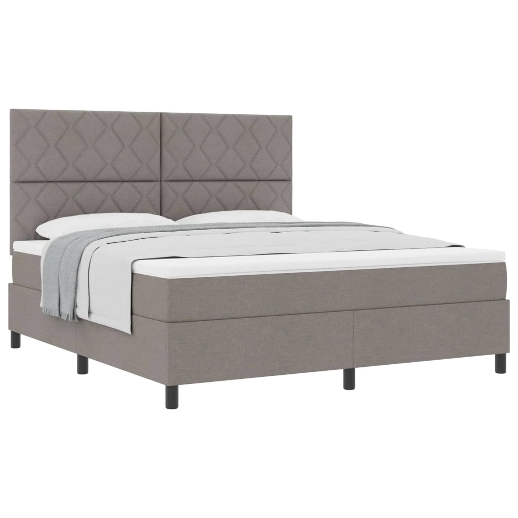 Letto a molle con testiera Talpa 180 x 200 cm Tessuto 3339487