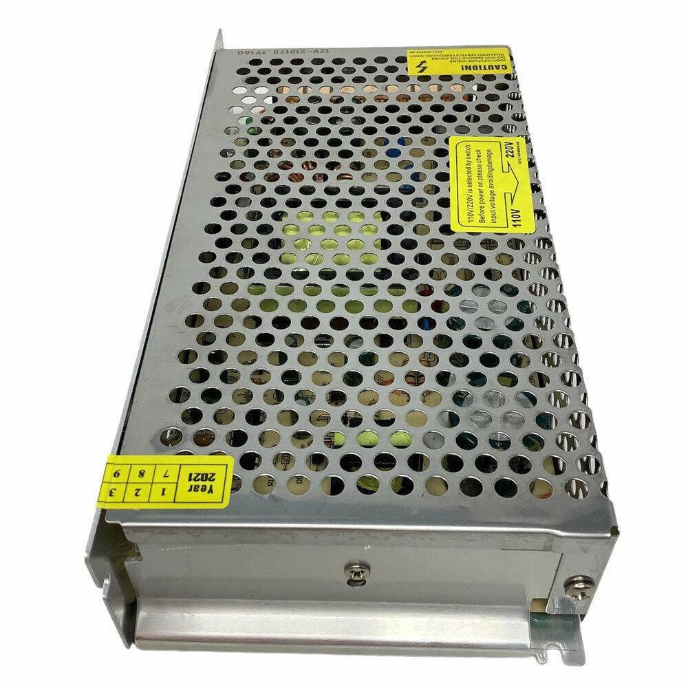 Trade Shop - Alimentatore Stabilizzato 12v 15 Ampere Switch Trasformatore Led 180 Watt S-15aa -