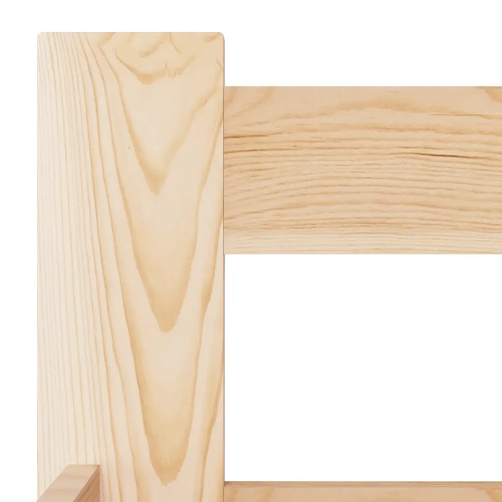 Giroletto senza Materasso-Struttura Letto 140x200 cm in Legno Massello di Pino 790776