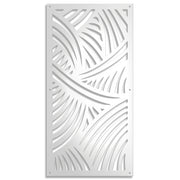 Fasce - Pannello in PVC traforato - Parasole Misura: 47x94 cm, Colore: bianco