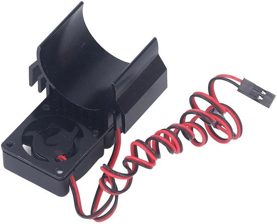 Ventilatore di raffreddamento IP44 impermeabile all'acqua - Corpo di raffreddamento - Alta velocità - Compatibile con Traxxas Slash 4x4 VXL - Raffreddamento efficiente - Ventilatore di motori