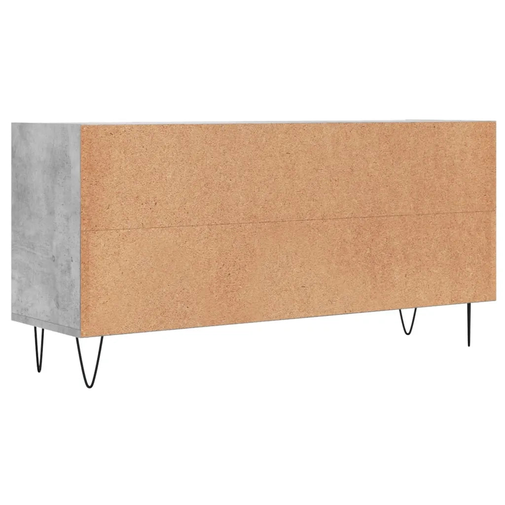 Mobile per TV Grigio Cemento 103,5x30x50 cm Legno Multistrato 826992