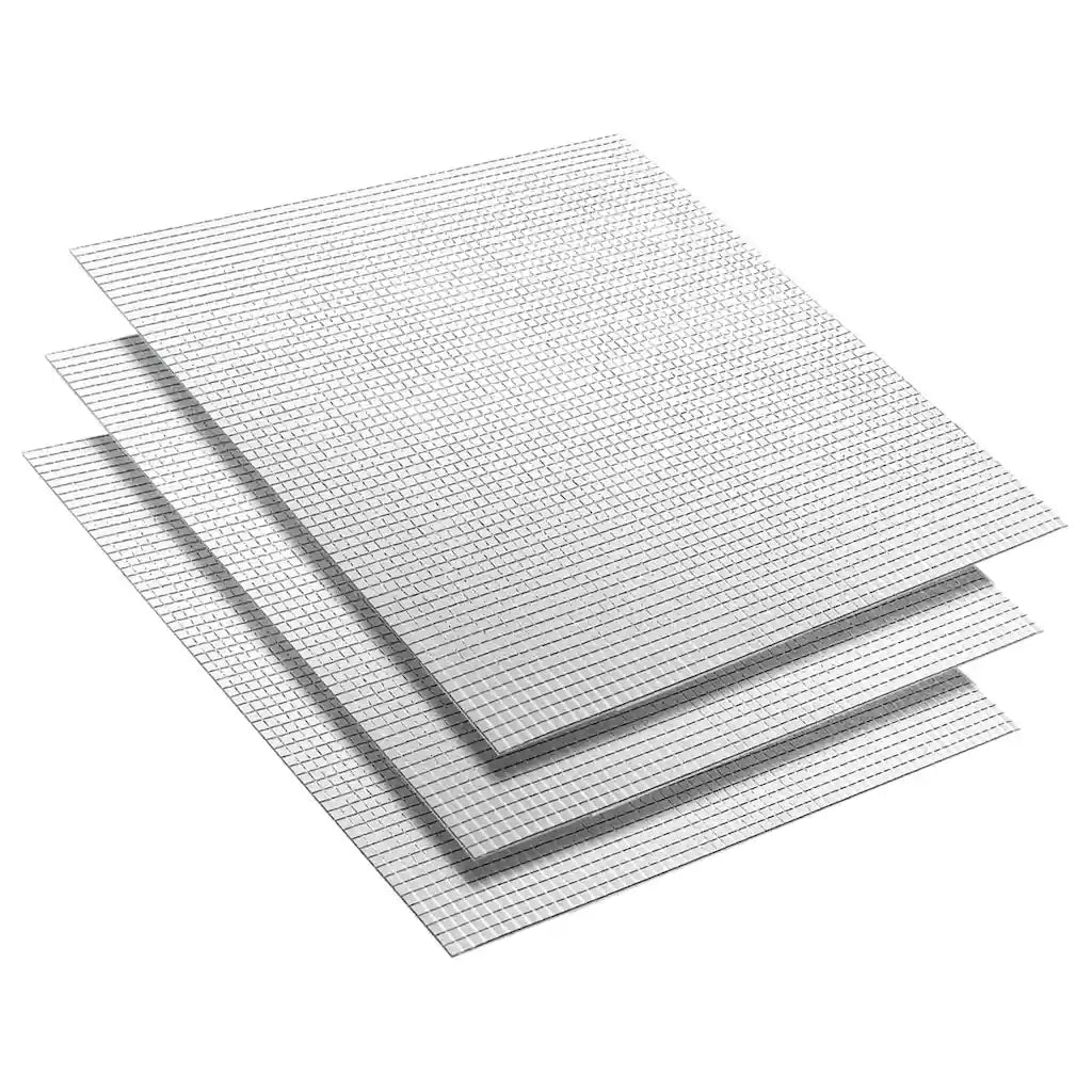 Piastrella a Mosaico con Specchio 3 pz Argento 30 x 30 cm CFW1170591