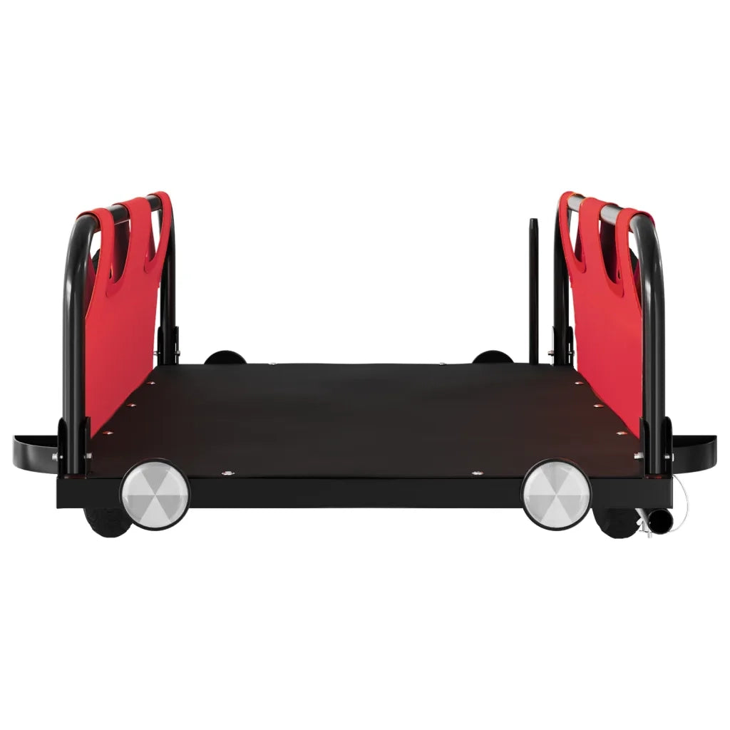 Rimorchio da Bici Rosso Oxford e Ferro CFW9169967