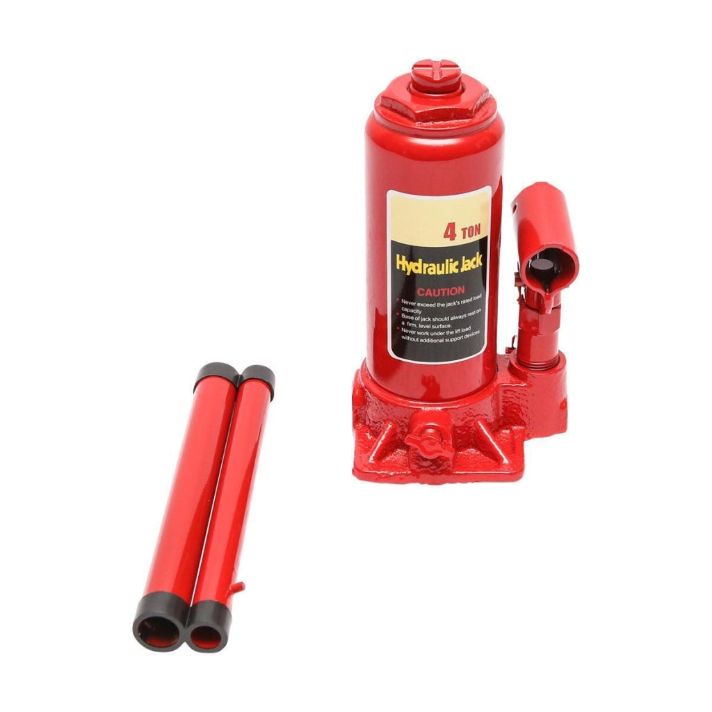 Cric a bottiglia idraulico 4 tonnellate Martinetto Idraulico Jack Bottiglia 4 Ton