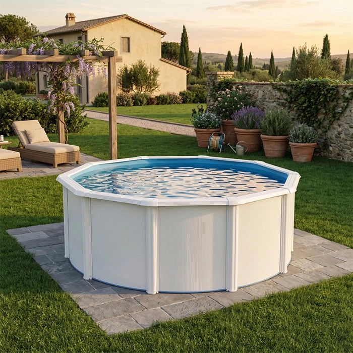 Piscina Fuori Terra Steelwhite -  3,50 X H.1,32 M - Kit Pro