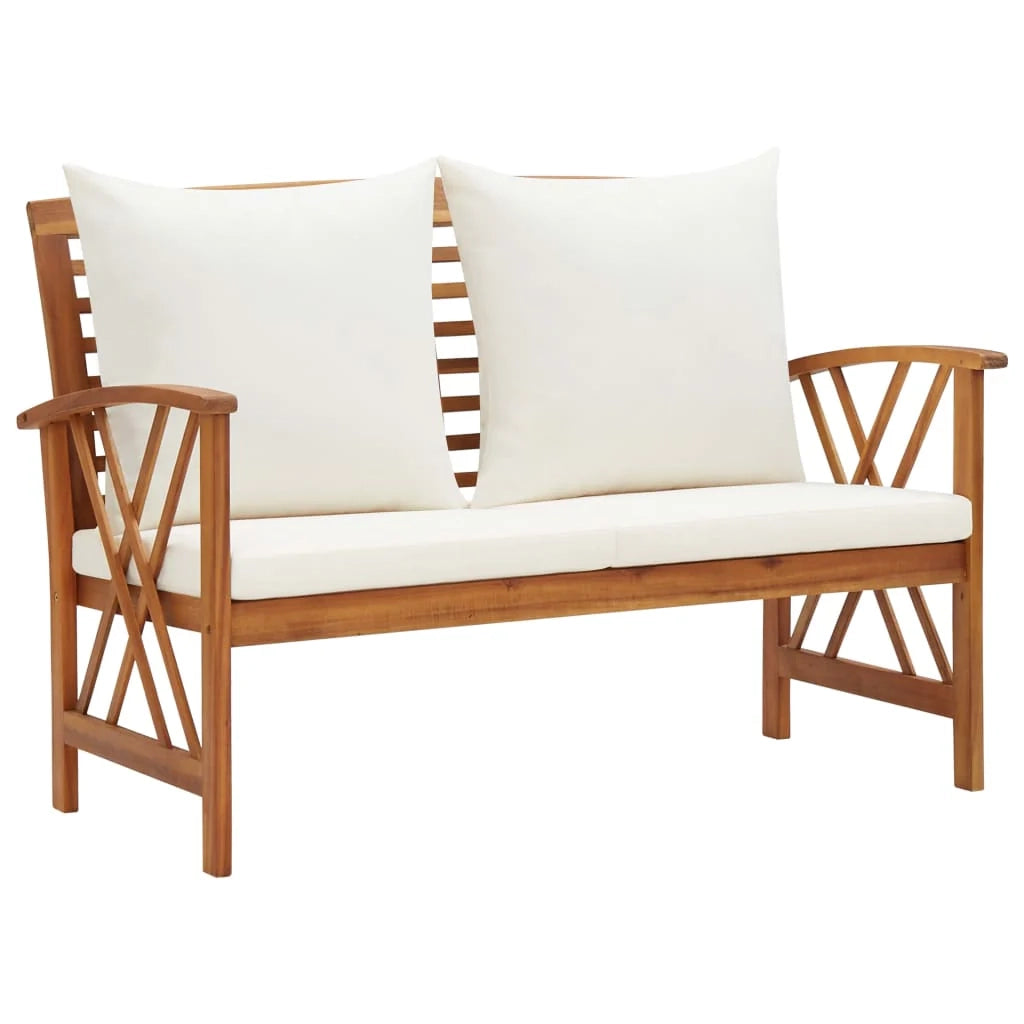 Set di mobili da giardino mobili da esterno 2 pezzi con cuscini legno massello di acacia 02_0015882