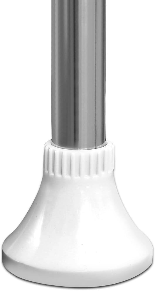 Mensola Telescopica per Doccia 4 Ripiani 155-304 cm Scaffale Telescopico Angoliera Bagno Asta Portaoggetti Vasca