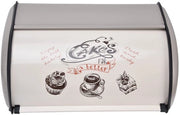 Contenitore per Pane Grande Capacità - Organizzatore per Pane - Dispensatore per Cupcake - Disegno Carino - Dimensioni 34,5x23x14,5 cm - Contenitore per Pane
