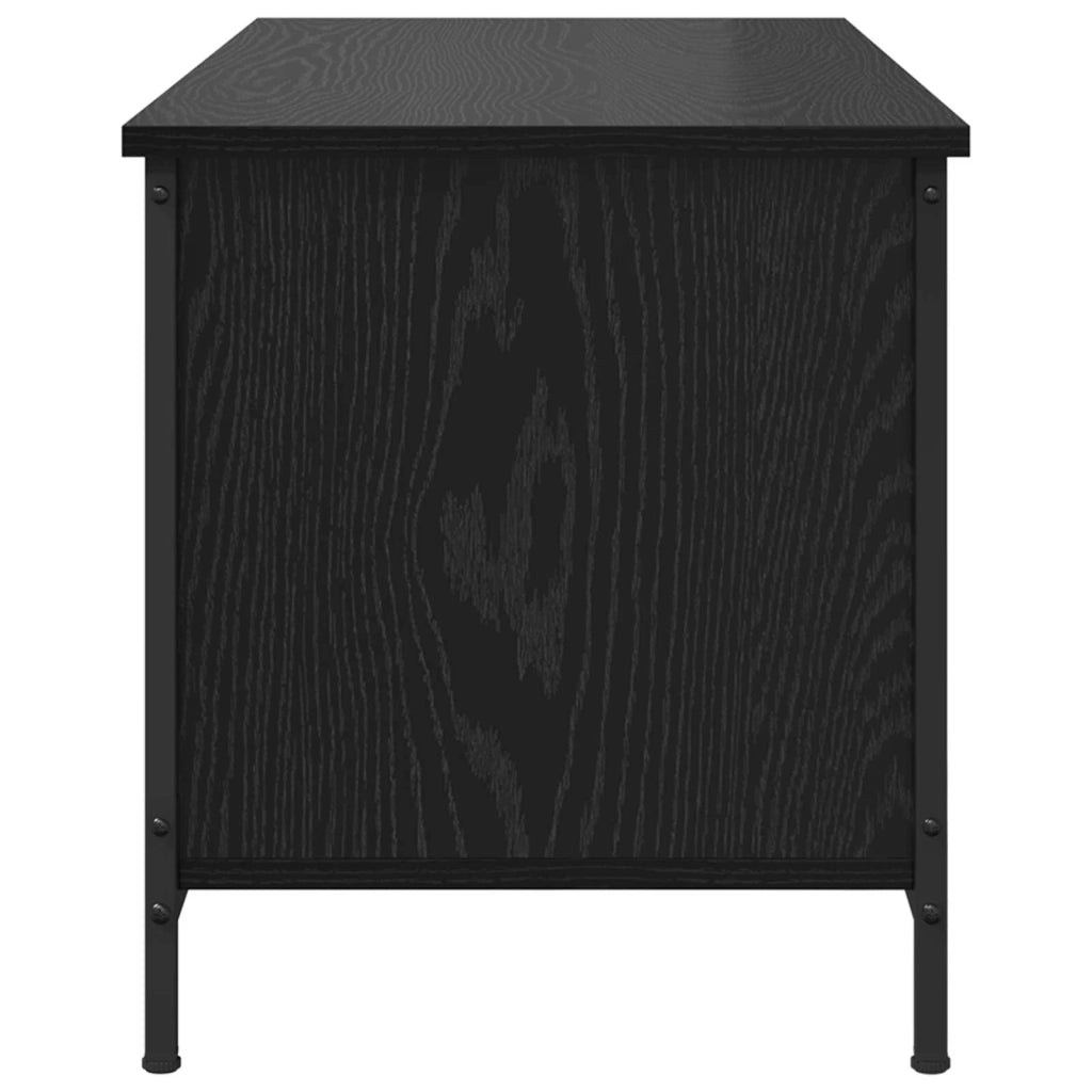 Mobile TV Rovere Nero 100 x 40 x 45 cm Legno multistrato 879479