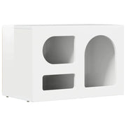 Mobile TV | Armadietto TV | Mobile Porta TV Bianco Lucido 60 x 35 x 40 cm Legno multistrato