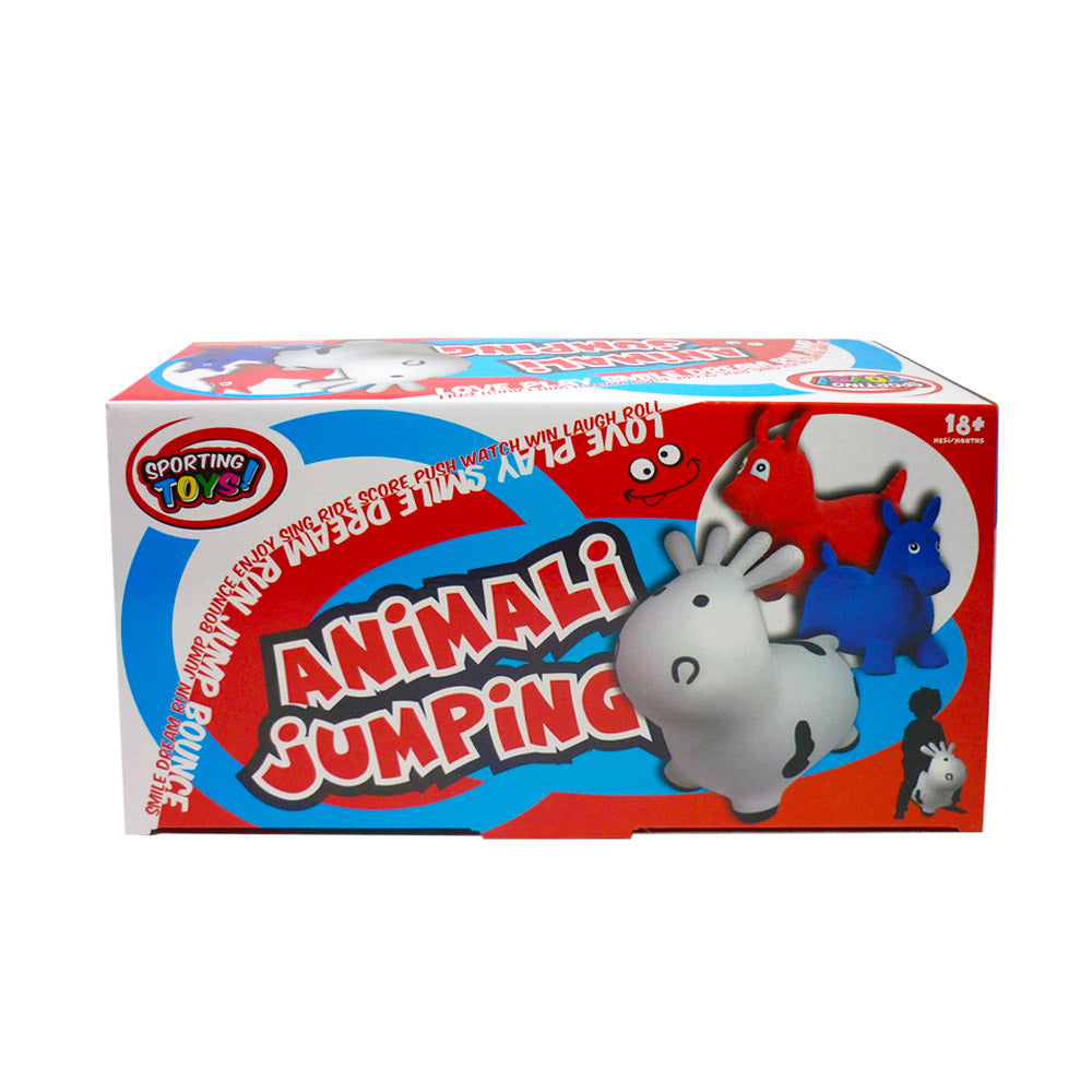 Animale Cavalcabile per Saltare per Bambino 3 Soggetti Mucca o Cavallo o Drago