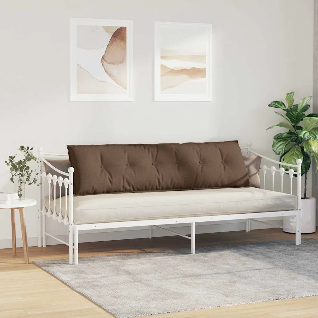 Cuscino per Schiena Marrone 180 x 19 x 50 cm Tessuto