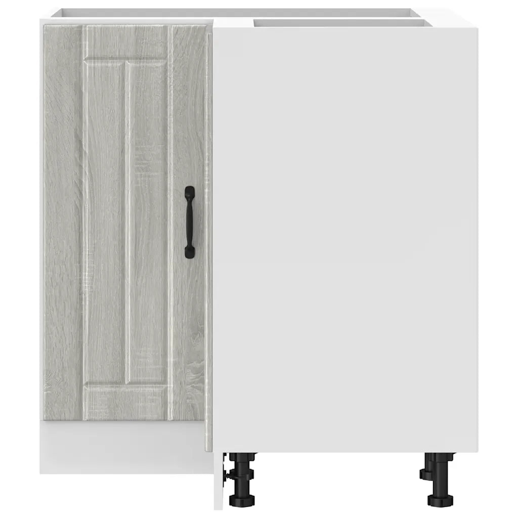 Mobile Base ad Angolo Cucina Lucca Grigio Sonoma in Truciolato 853753