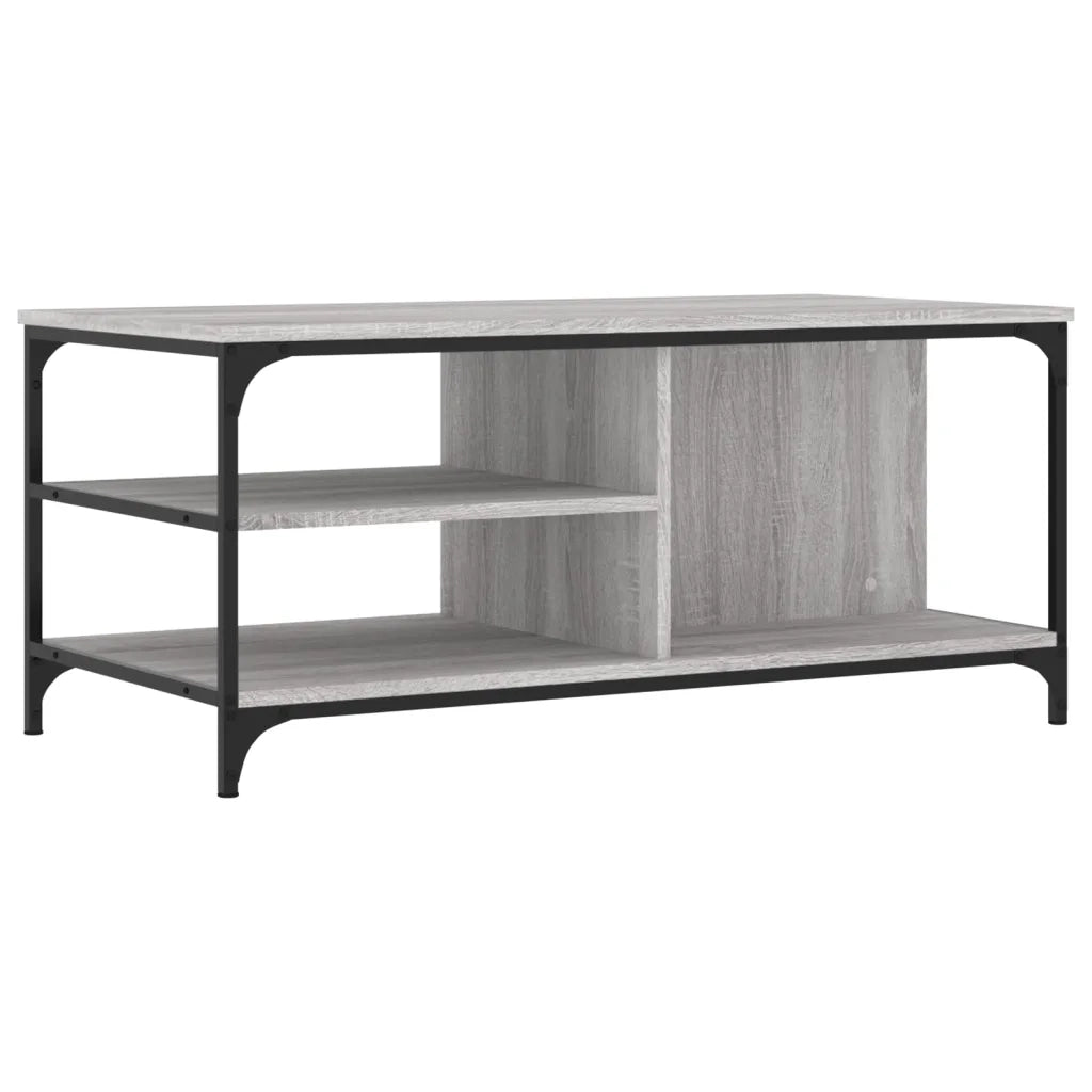 Tavolino da salotto | Tavolino da caff¨¨ | Tavolino da Soggiorno grigio sonoma 100x50x45cm Legno Multistrato