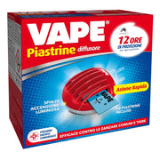 Elettroemanatore vape anti zanzare a spina in confezione con 10 piastrine
