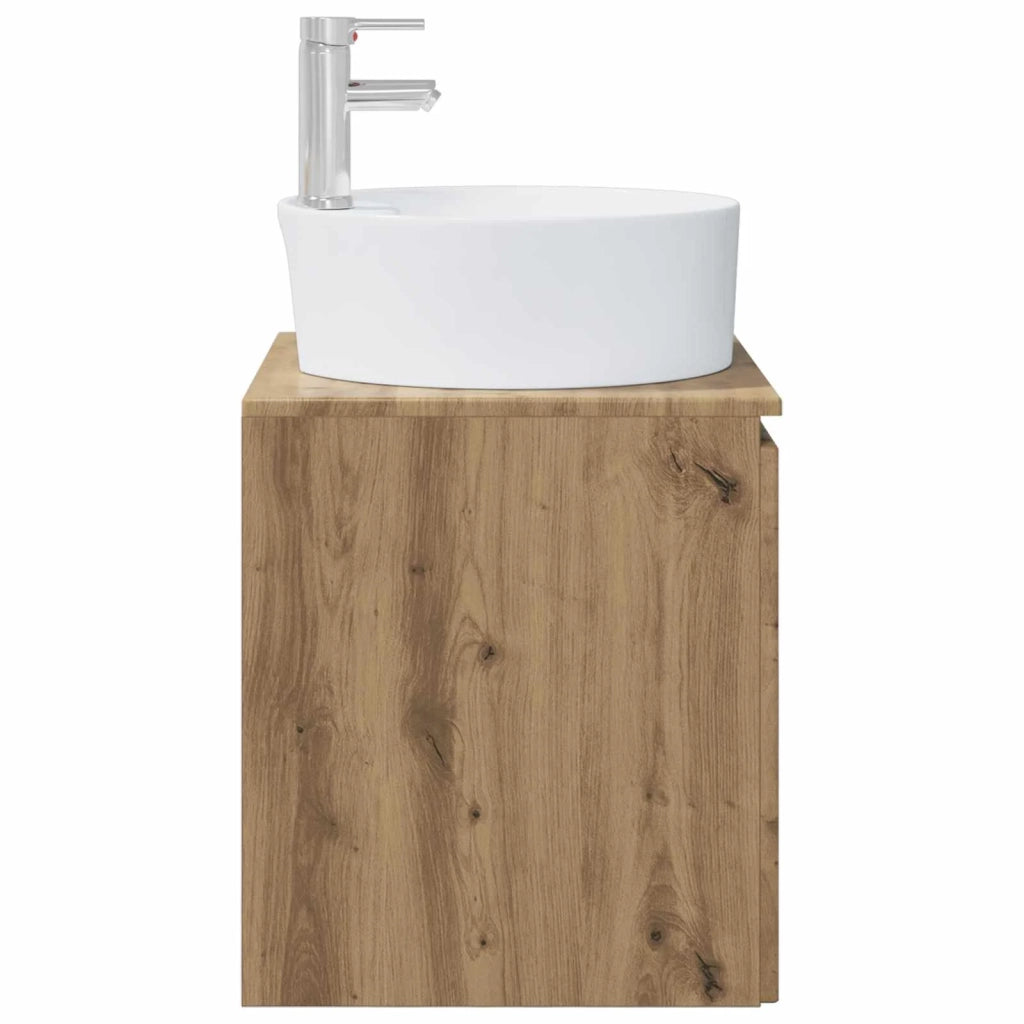 Mobile Lavabo da Parete Rovere Artigianale 49,5 x 44,5 x 65 cm