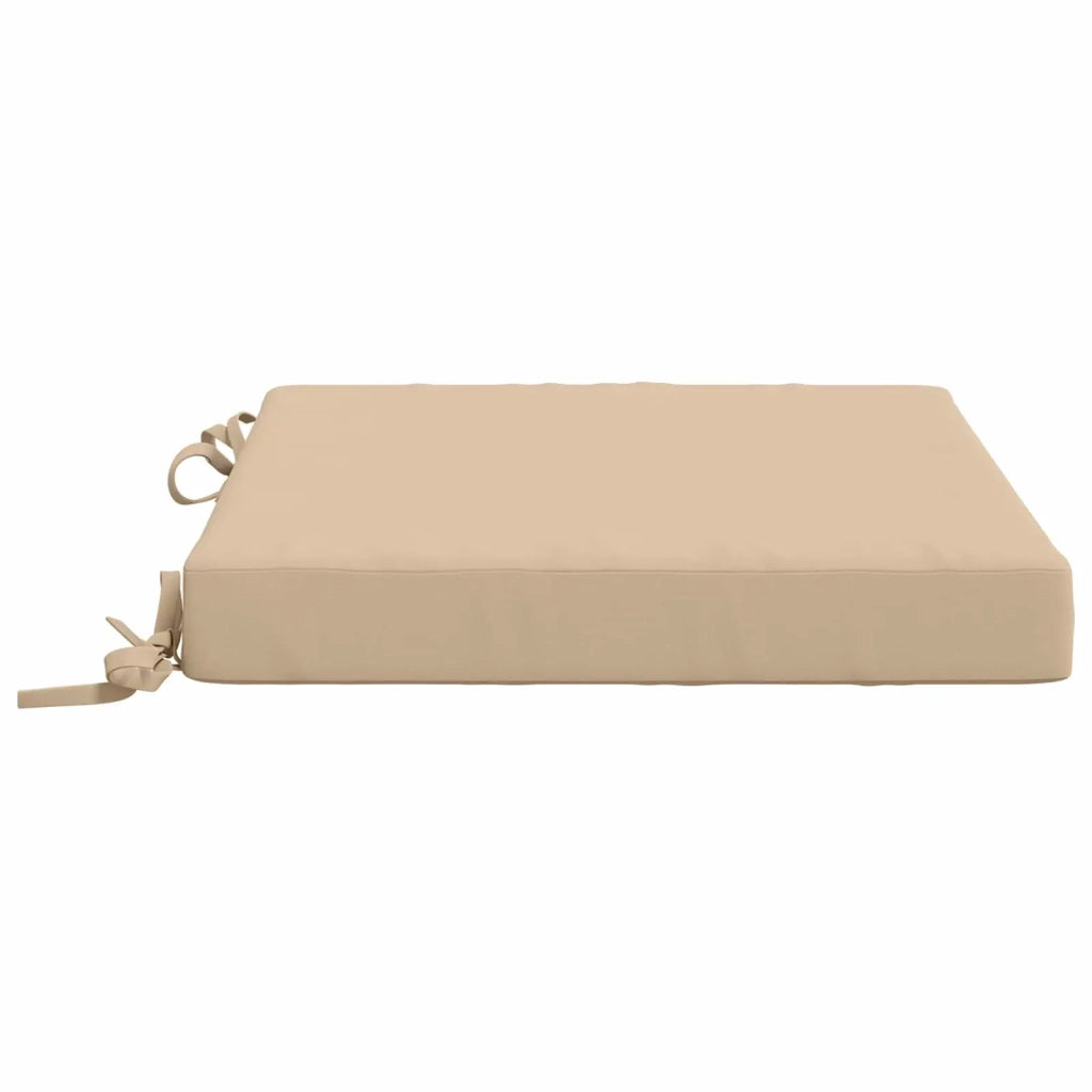 Cuscini per Sedia in 4 Pezzi SOEST 4 pz 100% Poliestere Crema 944393