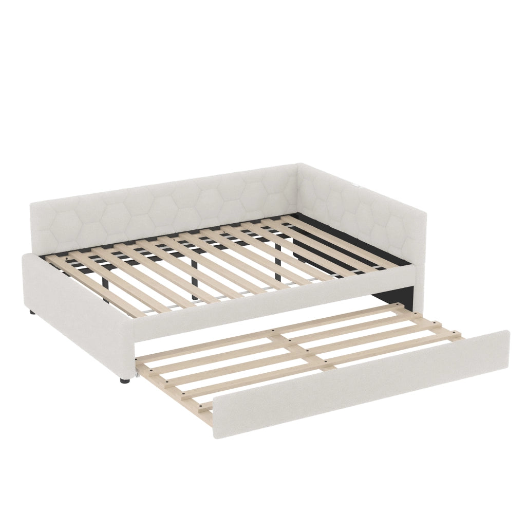 Letto 140x200 cm con letto estraibile; USB e Type-C