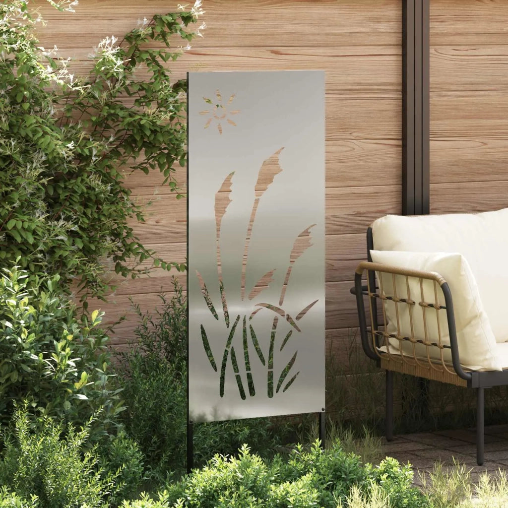 Schermo per privacy in giardino Traforo Argento 50 x 140 cm 876278